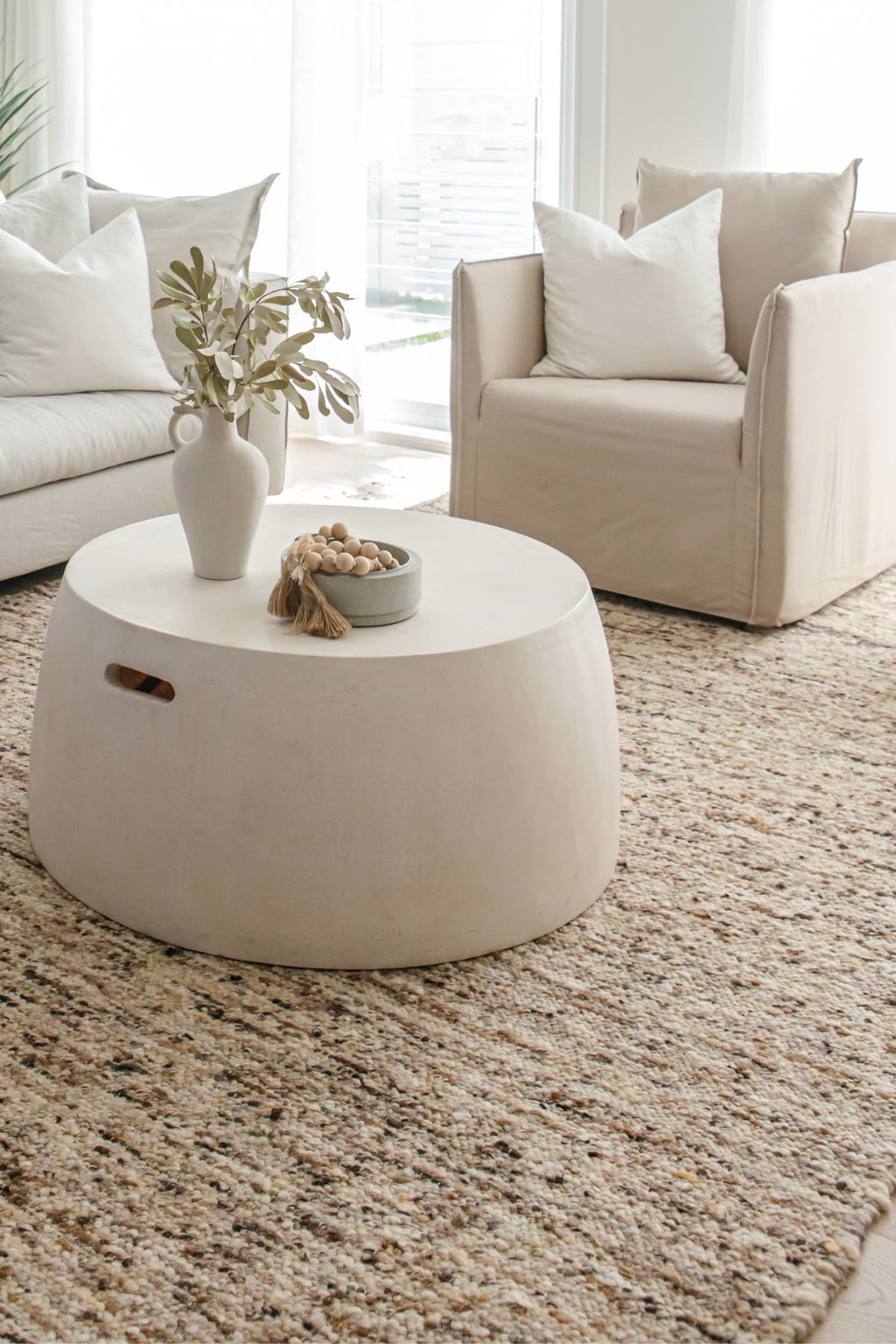 Sample of Sedona New Zealand Wool Rug in Sepia