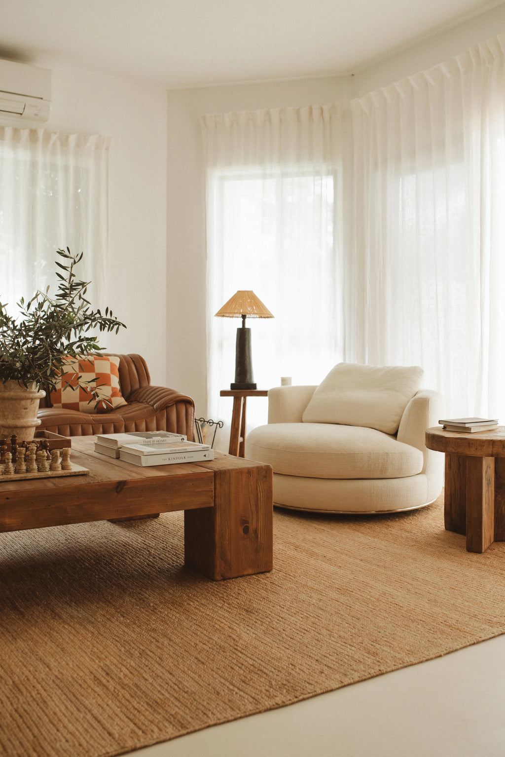 Sample of Dharma Braided Jute Rug in Natural