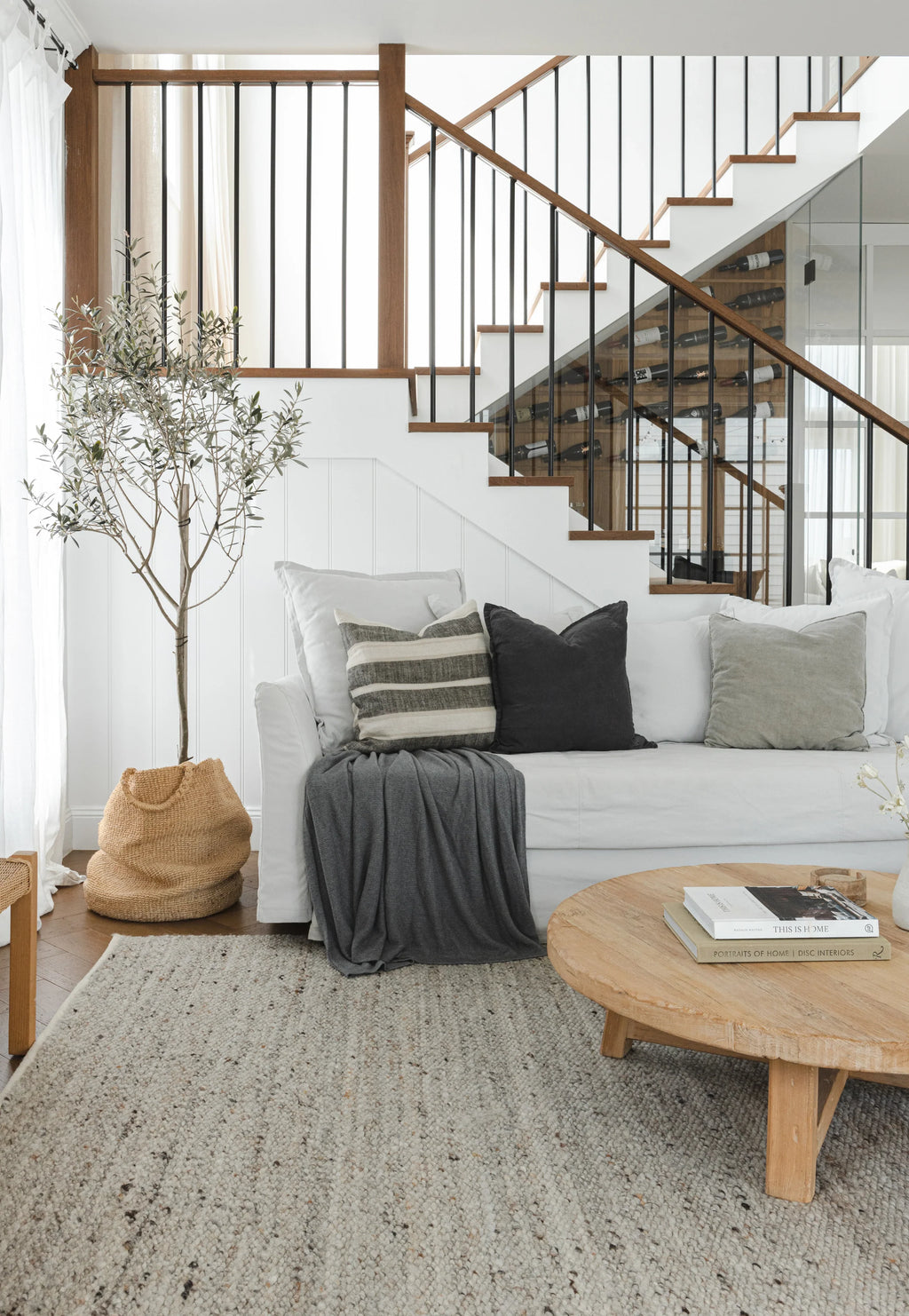 Portland Wool Rug in Smoke