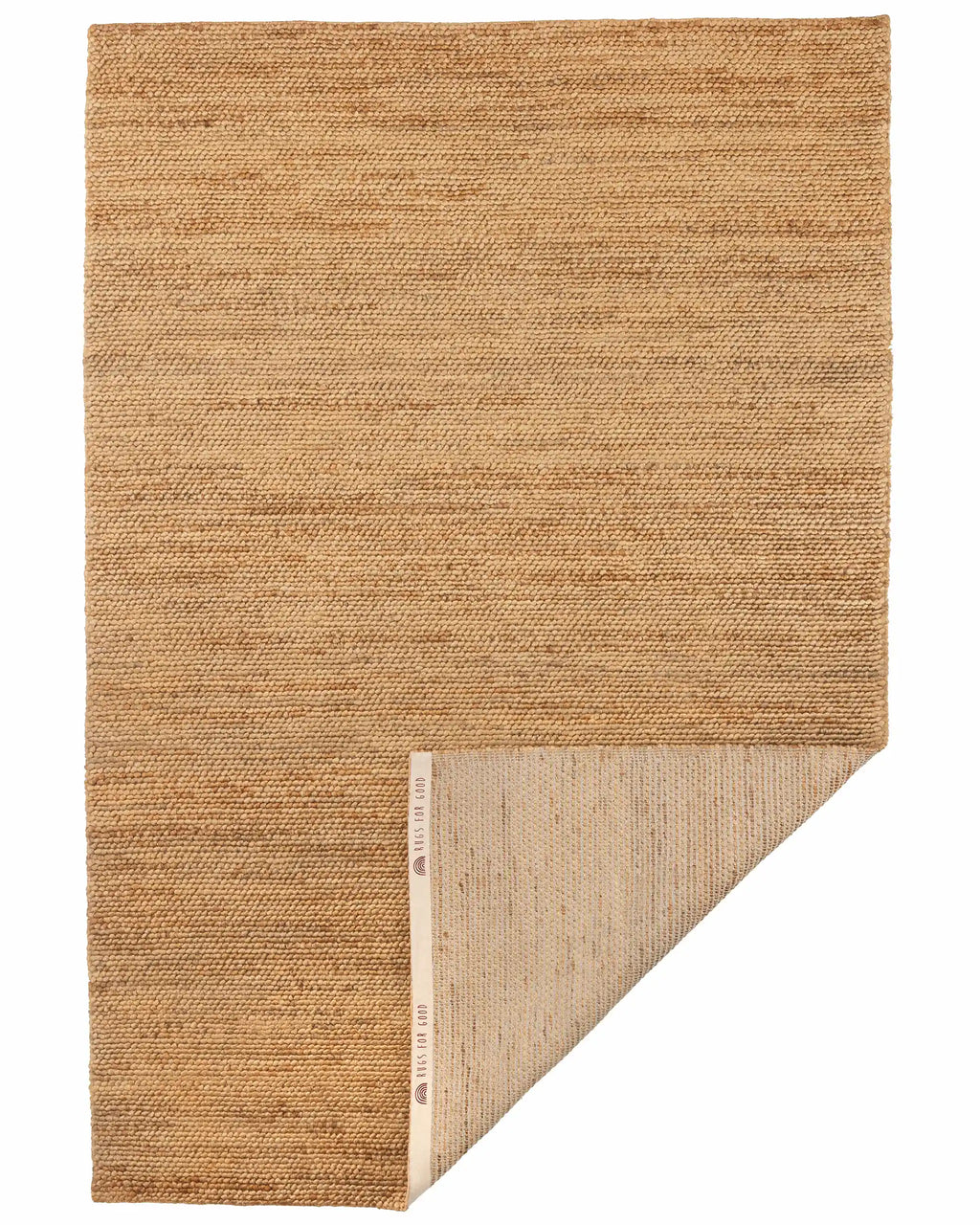 Gaia Loop Weave Jute Rug in Natural