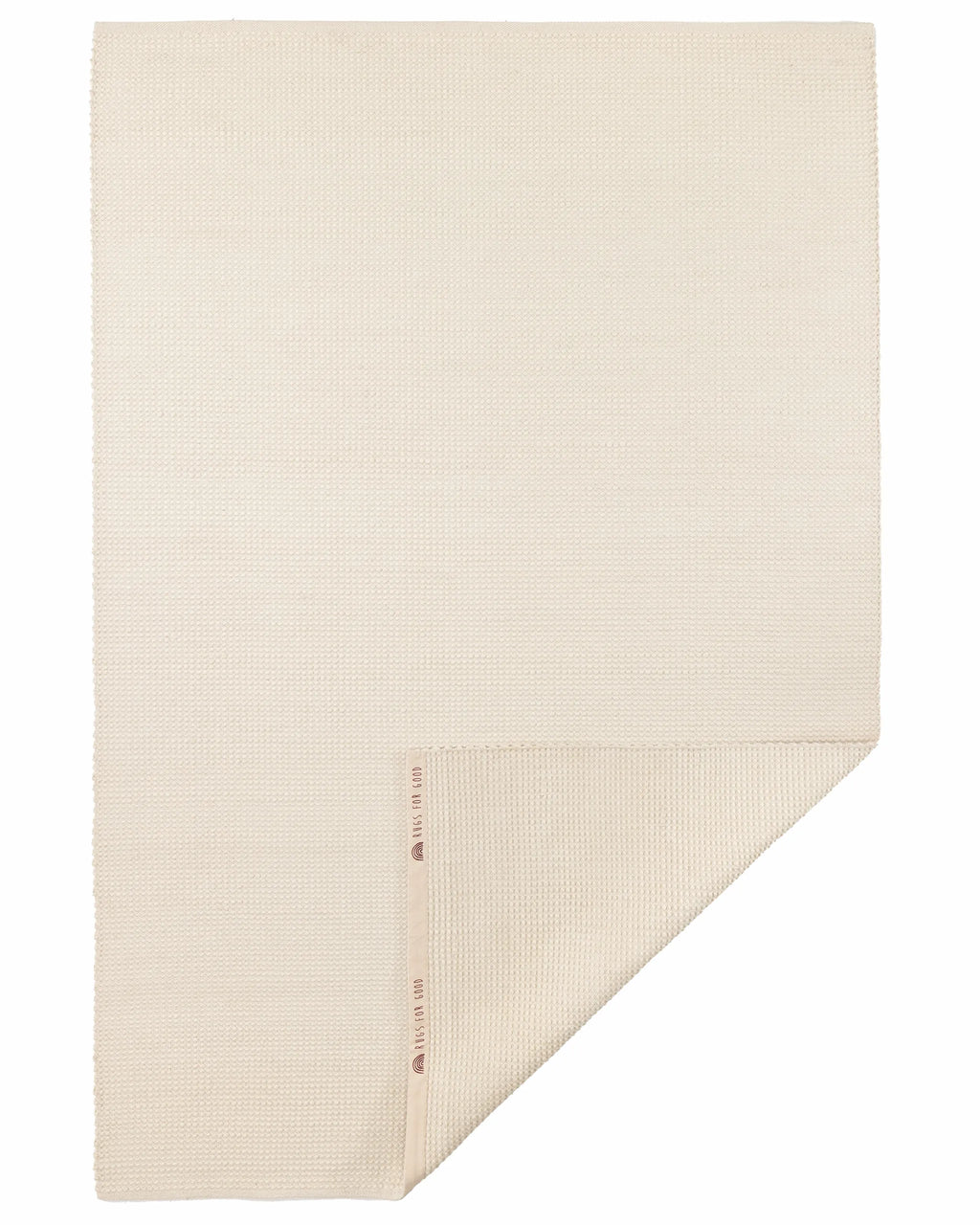 Soma Loop Wool Rug in Ivory