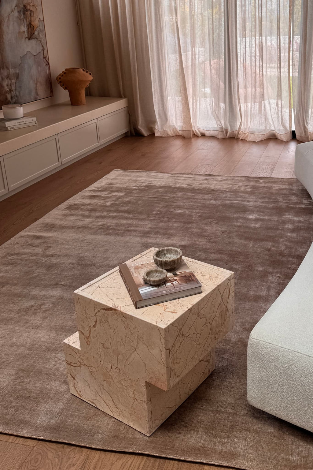 Sample of Lustre Luxe in Dusty Rose