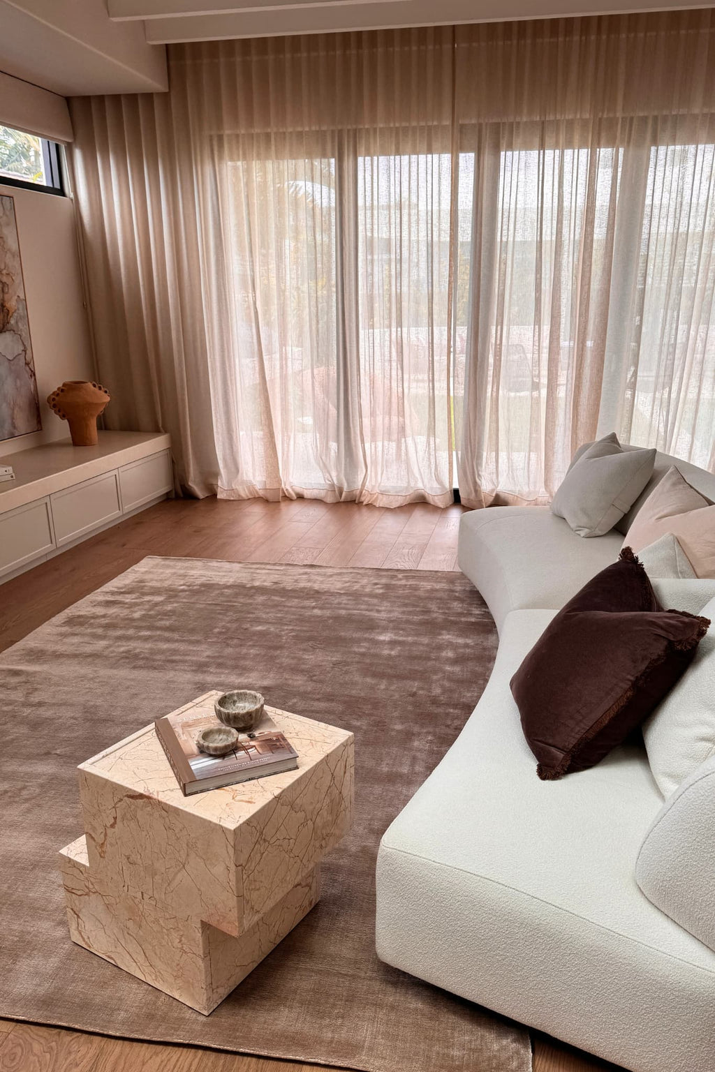 Sample of Lustre Luxe in Dusty Rose