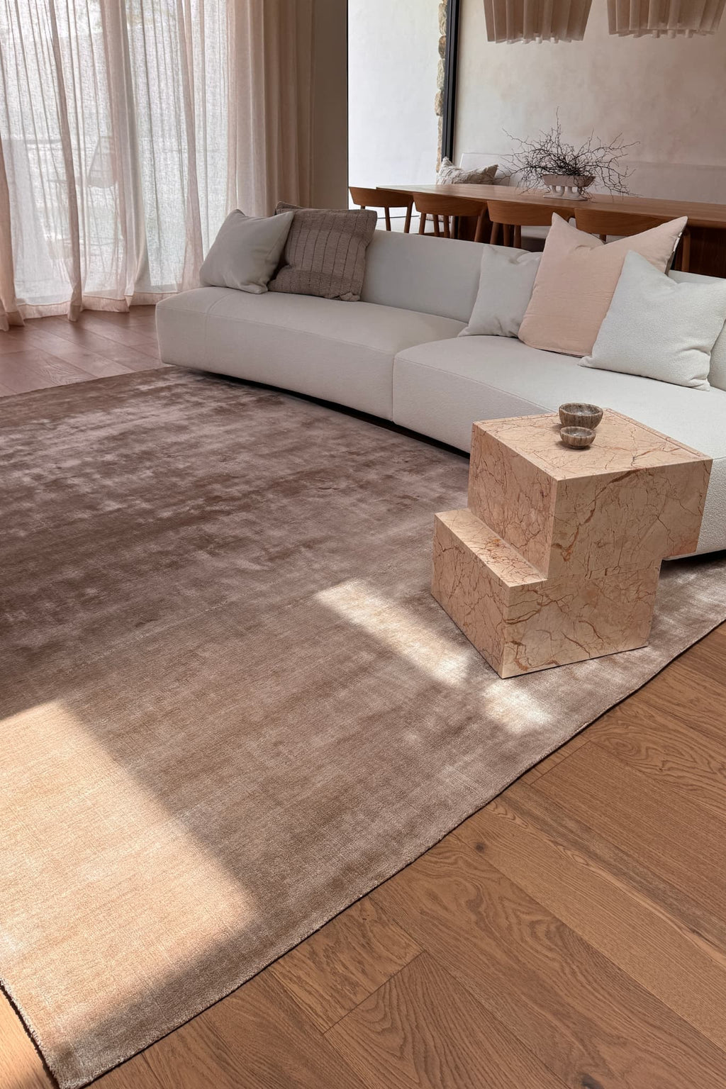 Sample of Lustre Luxe in Dusty Rose