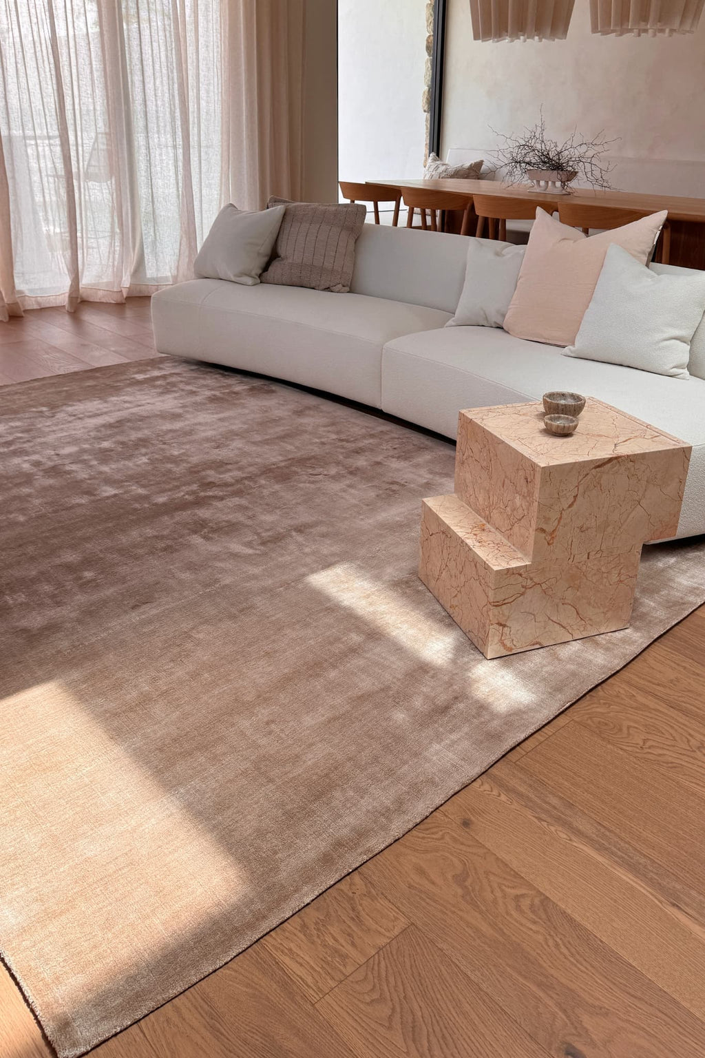 Sample of Lustre Luxe in Dusty Rose