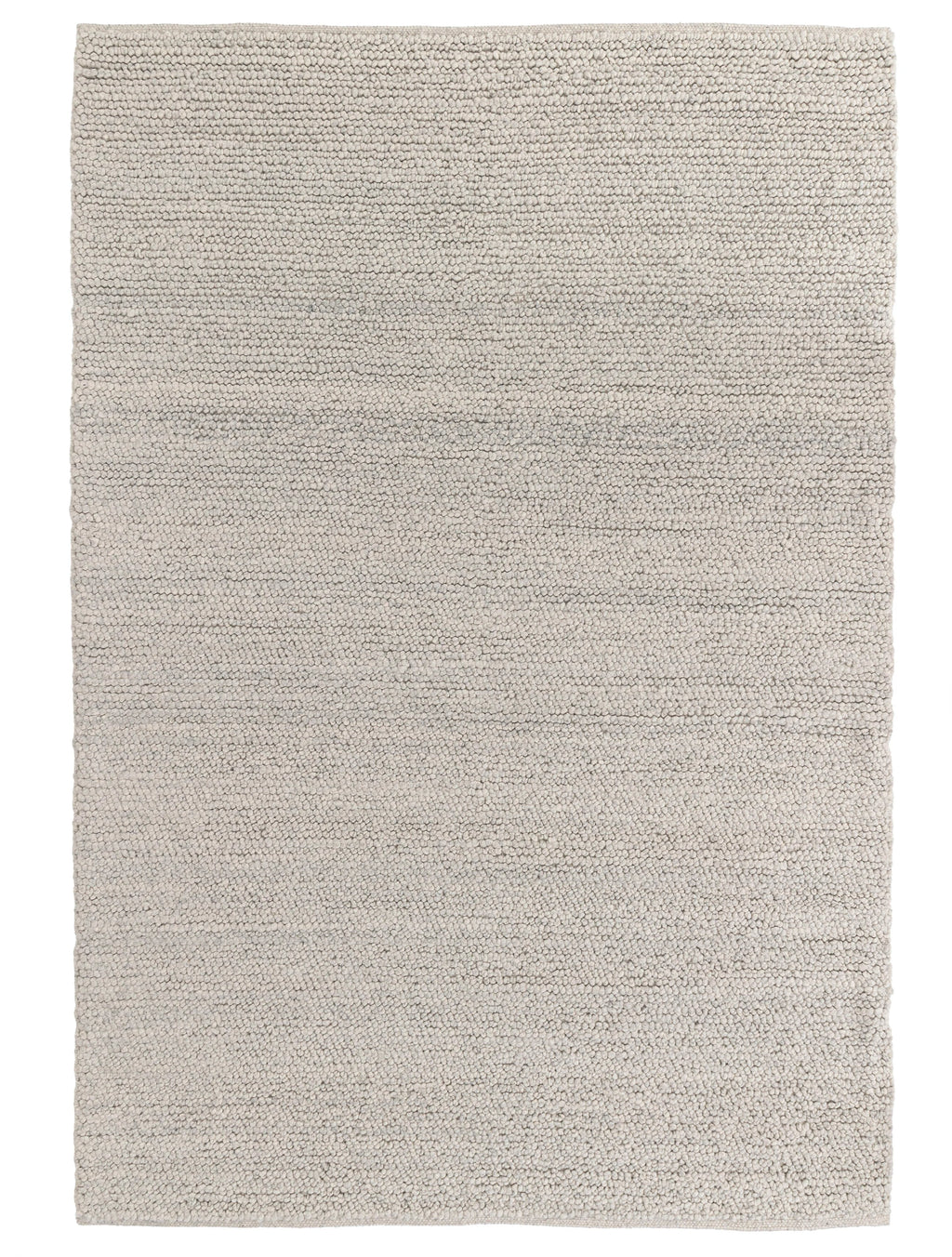 Sample of Newport Pebbly Weave Wool Rug in Grey
