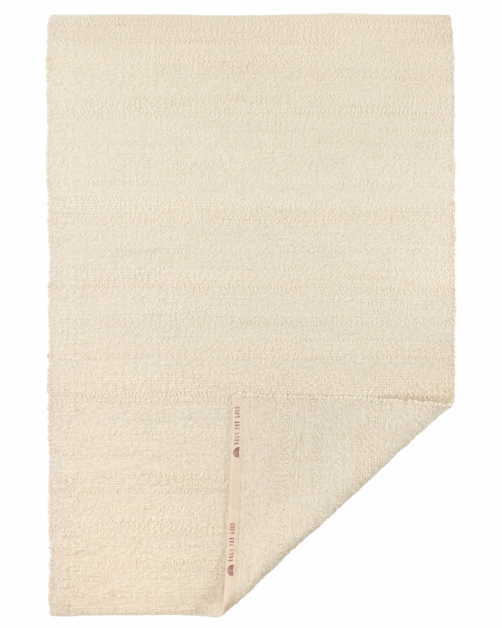 Eltham Popcorn Wool Rug in Ivory