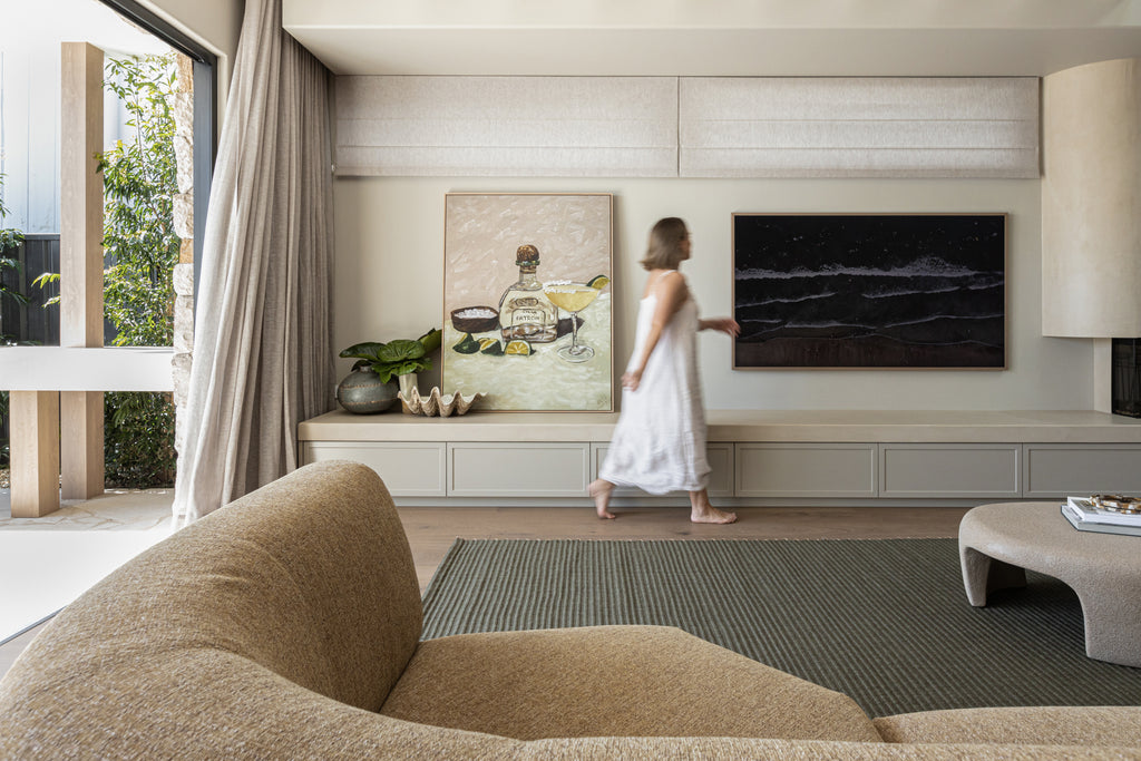 Mendocino Wool & Jute Rug in Olive