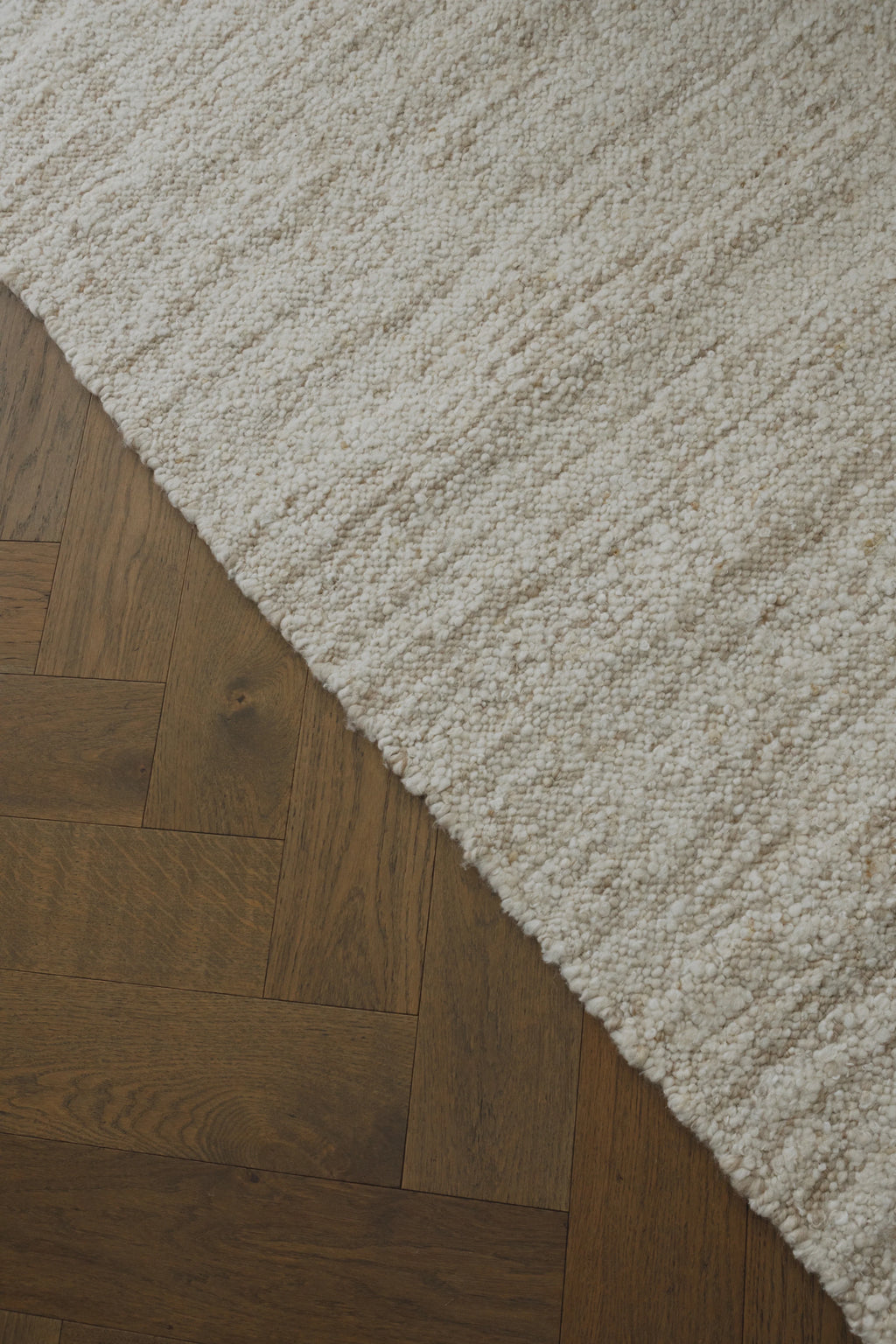 Sample of Sedona New Zealand Wool Rug in Pearl