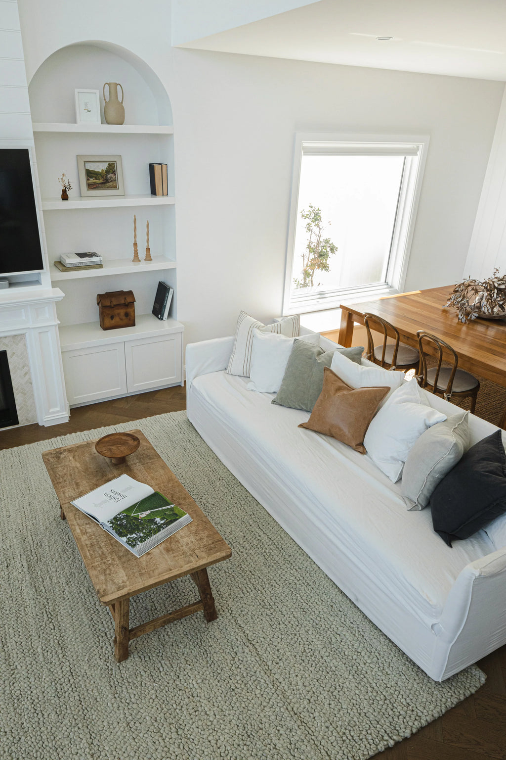 Sample of Newport Pebbly Weave Wool Rug in Grey