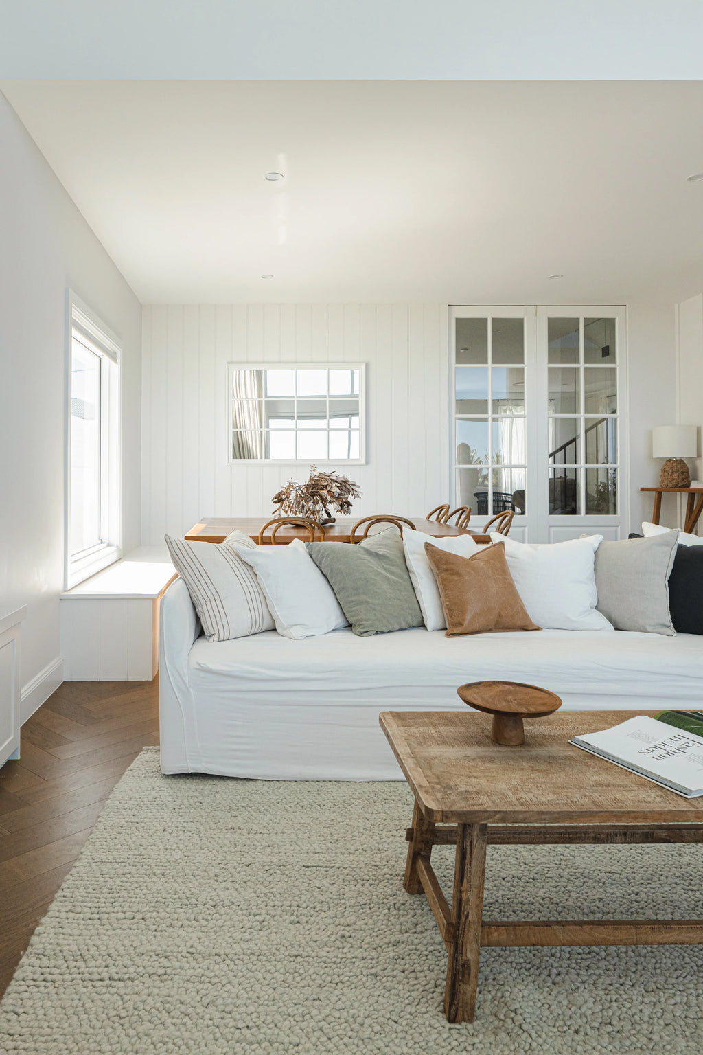 Sample of Newport Pebbly Weave Wool Rug in Grey