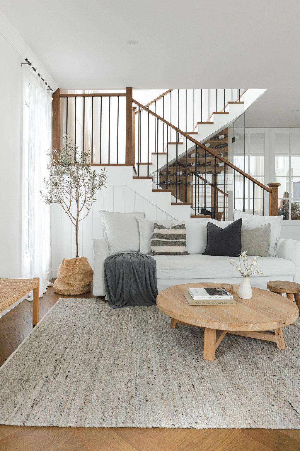 Portland Wool Rug in Smoke