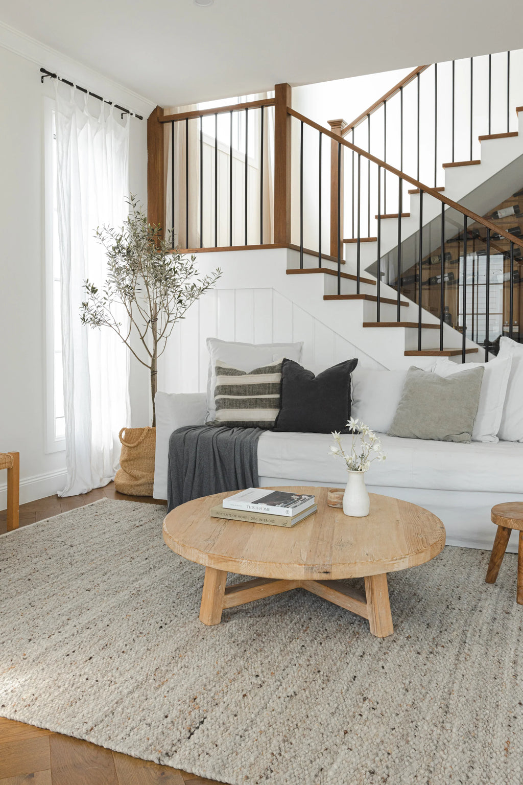 Portland Wool Rug in Smoke