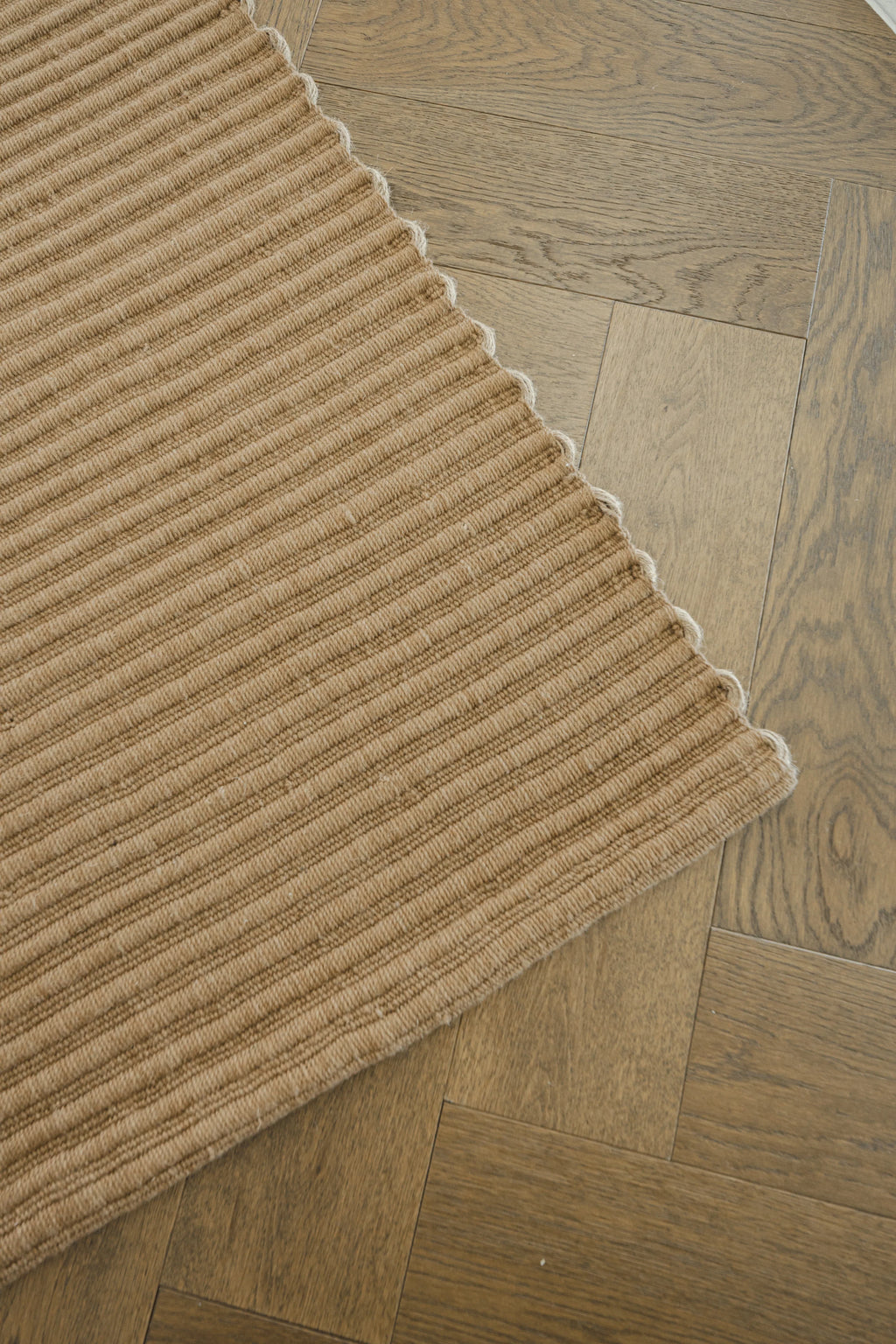 Mendocino Wool & Jute Rug in Clay