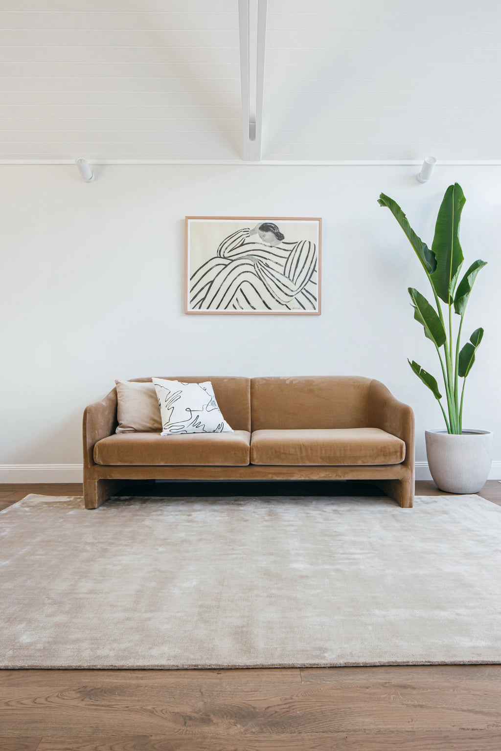 Lustre Rug in Champagne