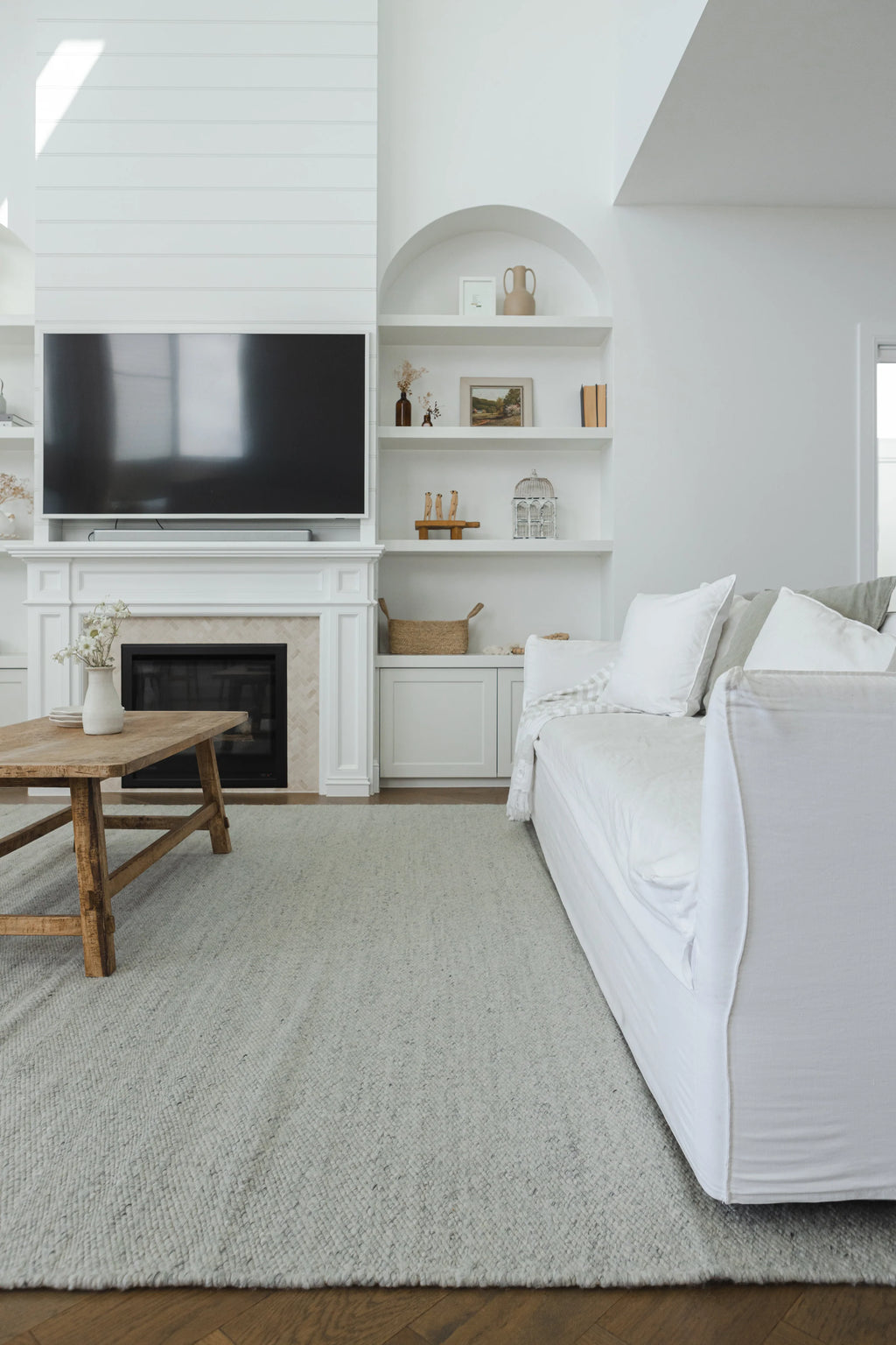 Seattle Wool Rug in Dove