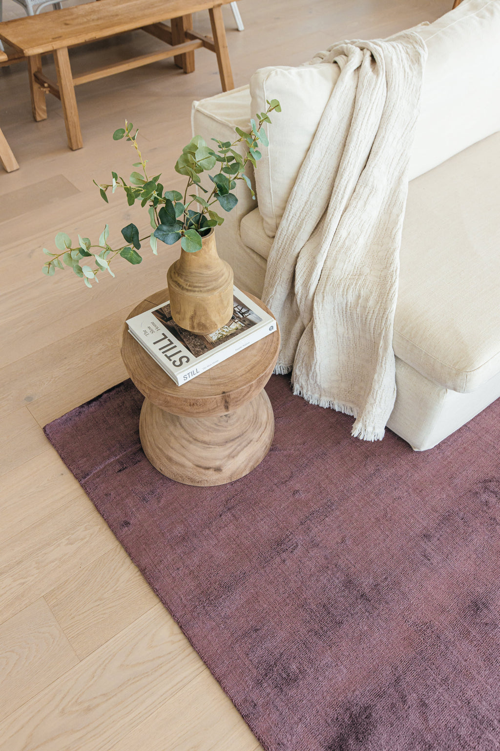 Sample of Lustre Luxe in Mulberry