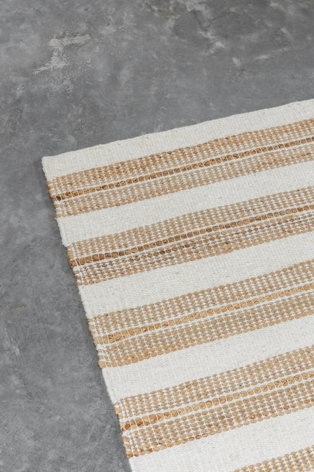 Brunswick Striped Wool and Jute Rug