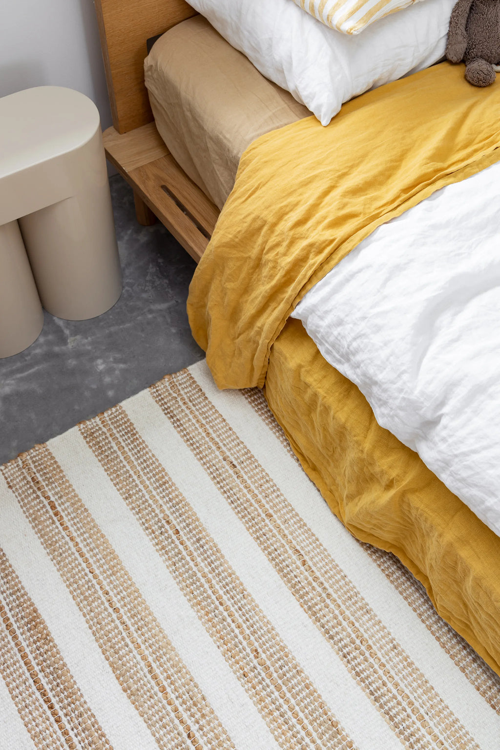 Brunswick Striped Wool and Jute Rug