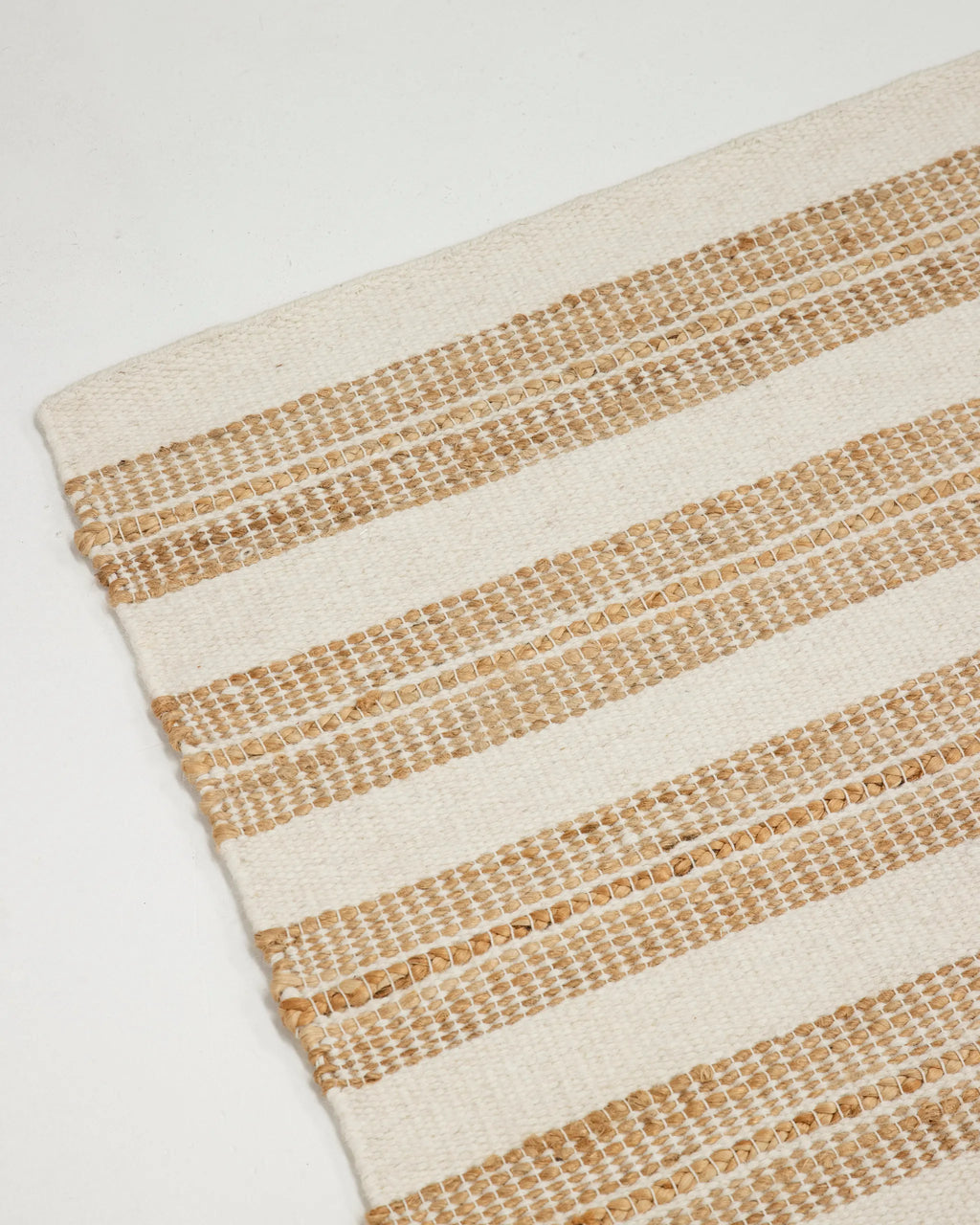 Brunswick Striped Wool and Jute Rug