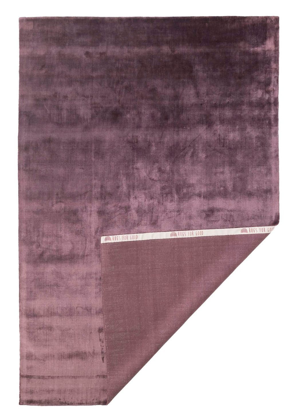 Lustre Luxe Rug in Mulberry