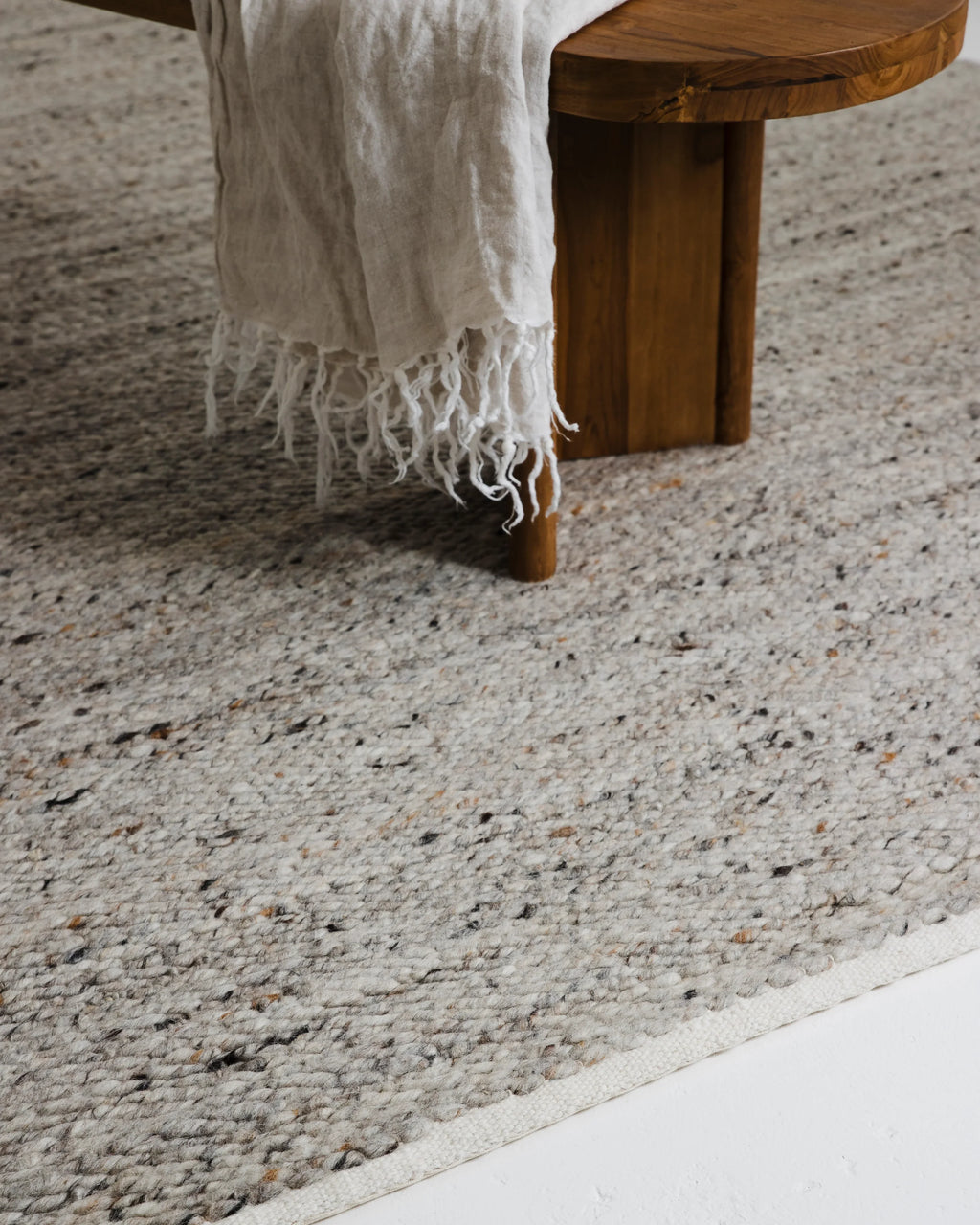 Portland Wool Rug in Smoke