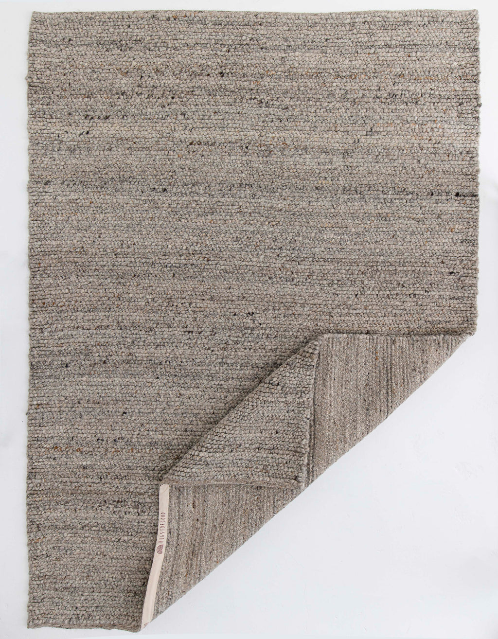 Sample of Topanga Chunky Wool Rug in Pebble