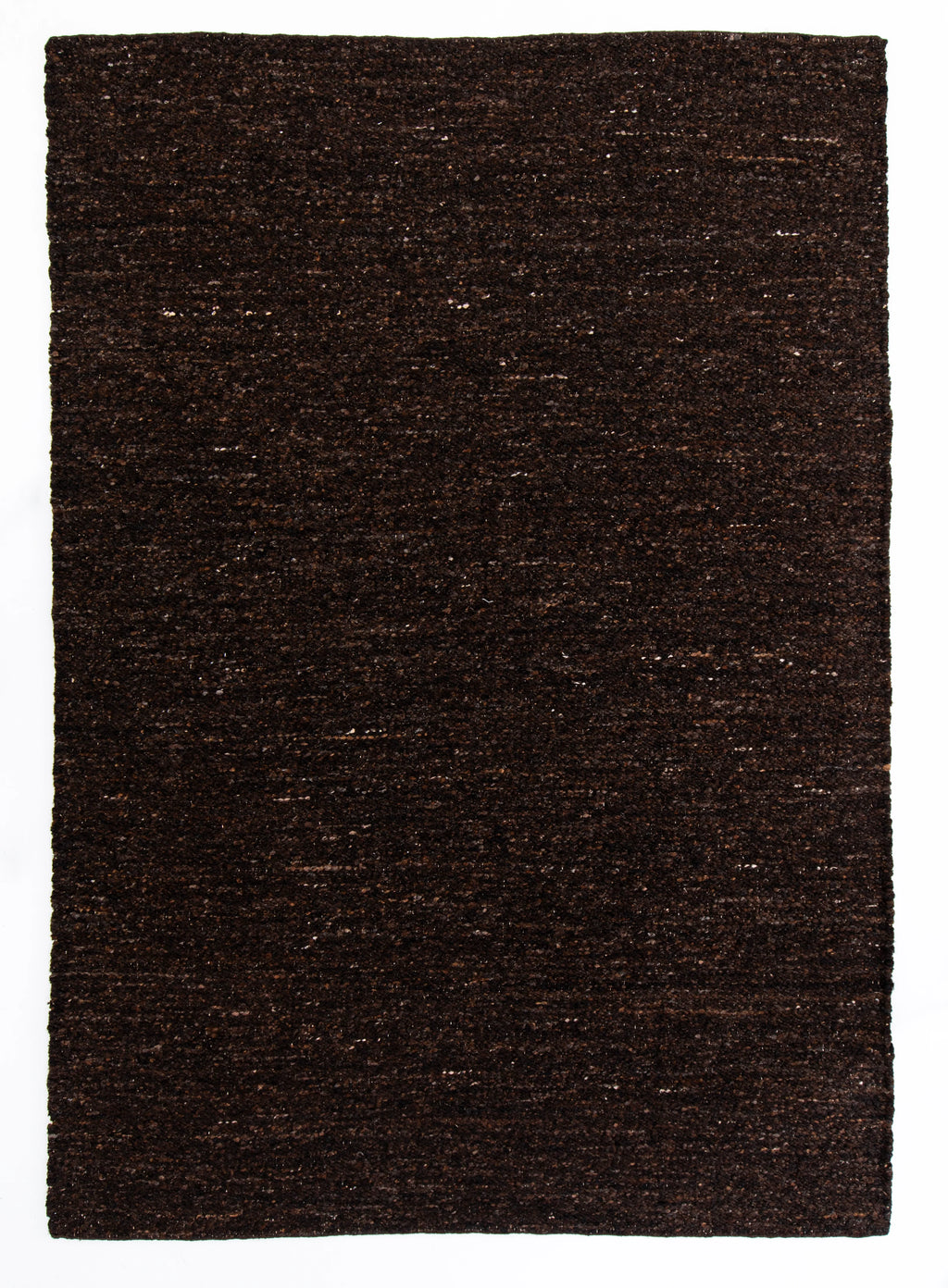 Sample of Taos Wool Rug in Chocolate