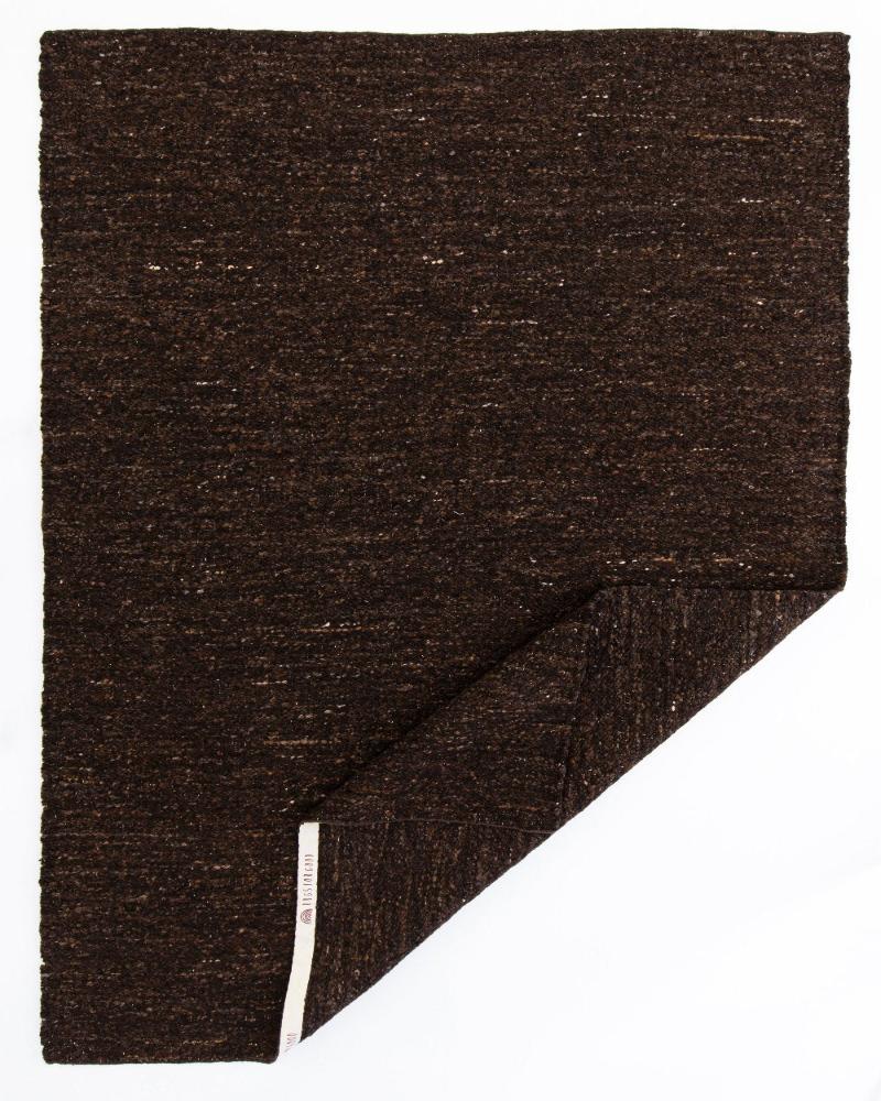 Sample of Taos Wool Rug in Chocolate