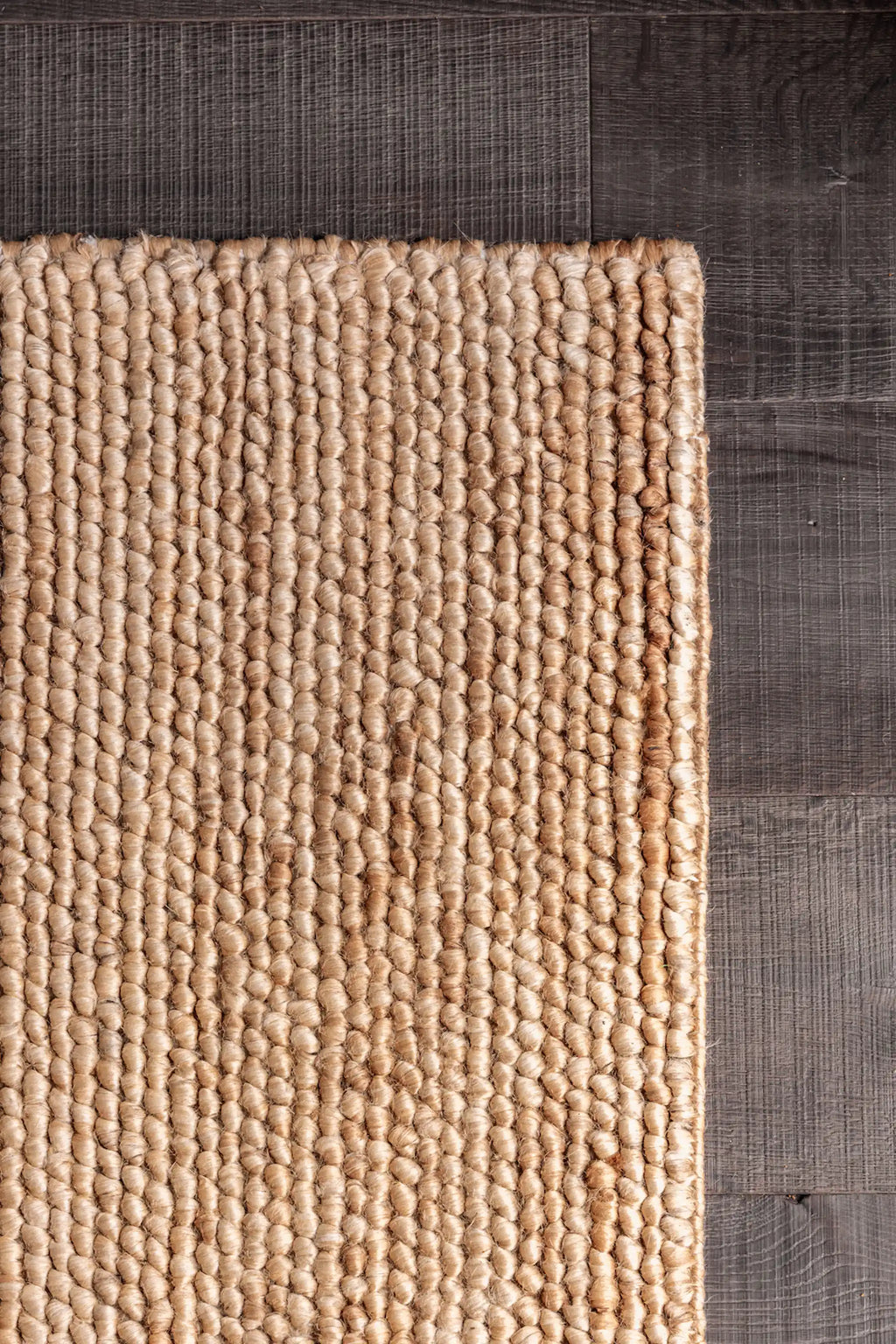 Gaia Loop Weave Jute Rug in Natural