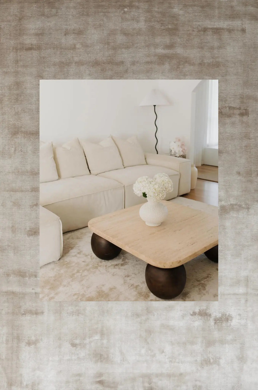 Lustre Rug in Champagne