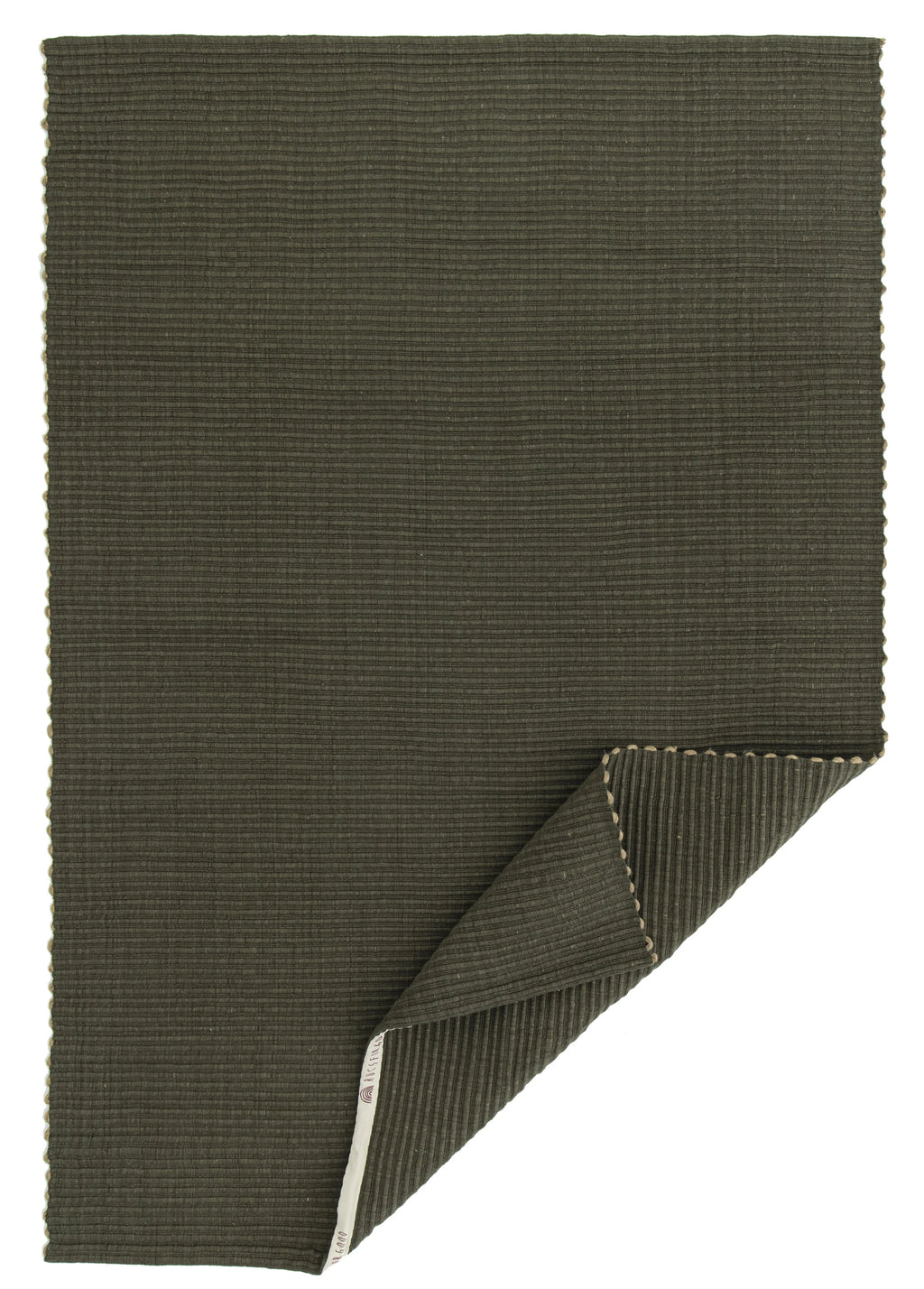 Sample of Mendocino Wool & Jute Rug in Olive