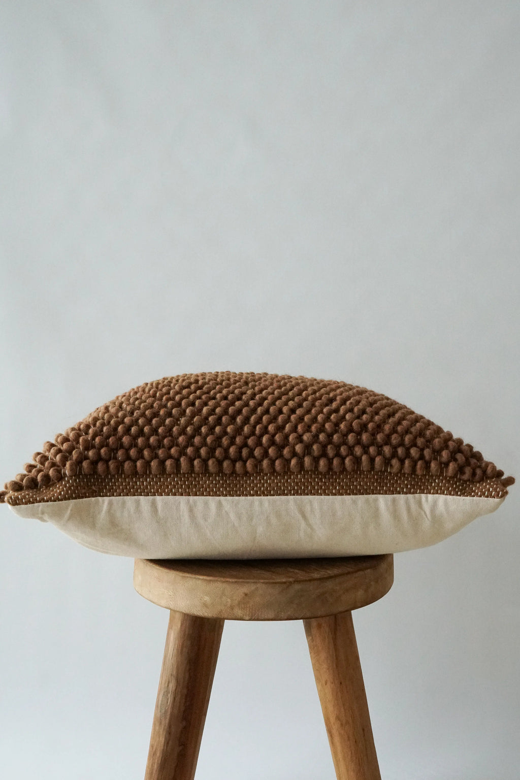 Niva Looped Cushion in Cinnamon