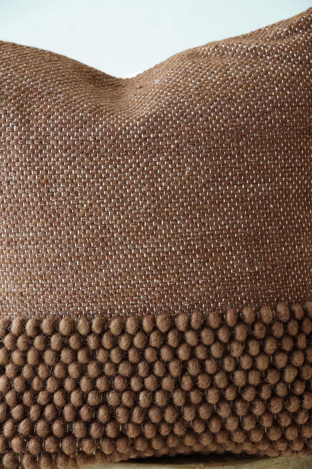 Niva Looped Cushion in Rust