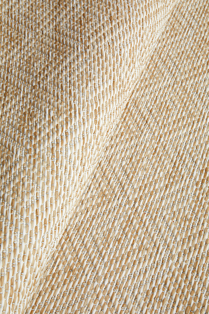 Patio Misty Outdoor Runner Rug in Natural