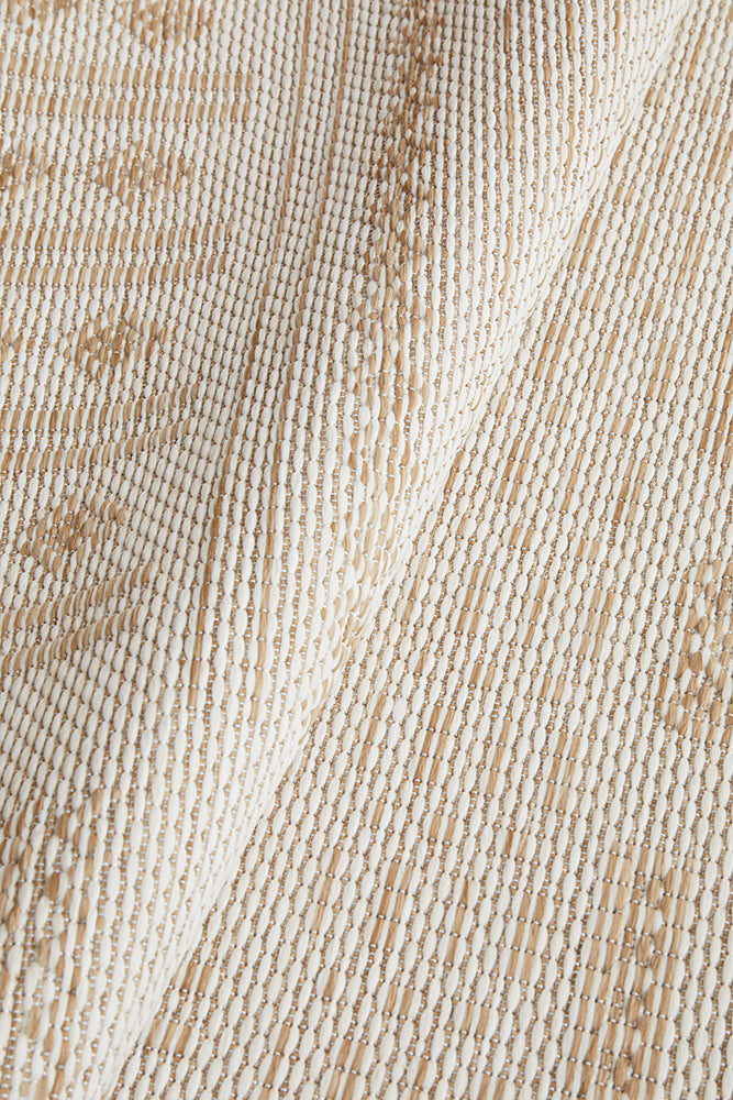 Patio Ziggy Outdoor Runner Rug in Natural