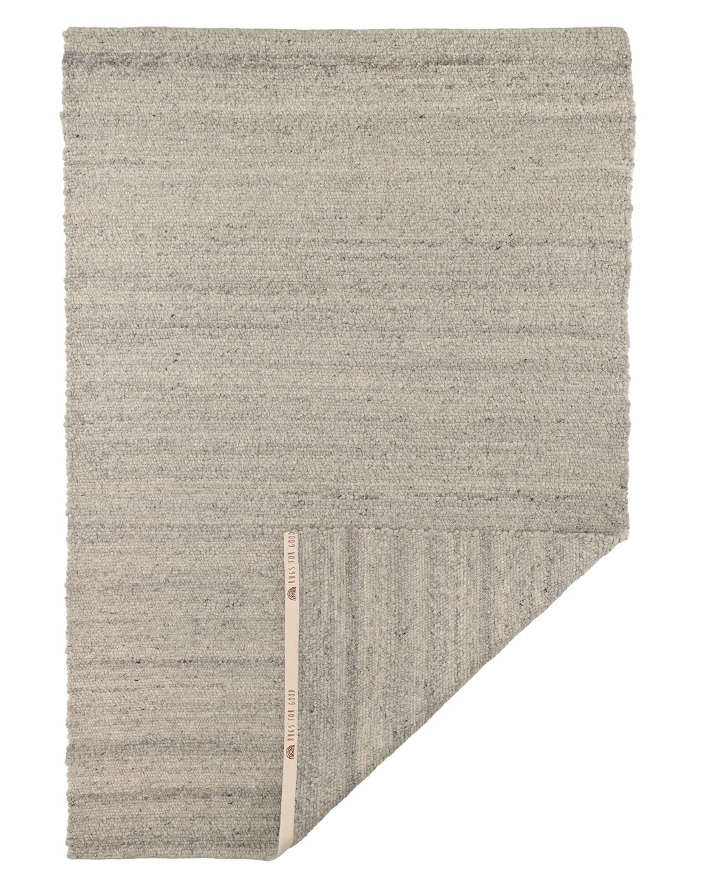 Eltham Popcorn Wool Rug in Grey