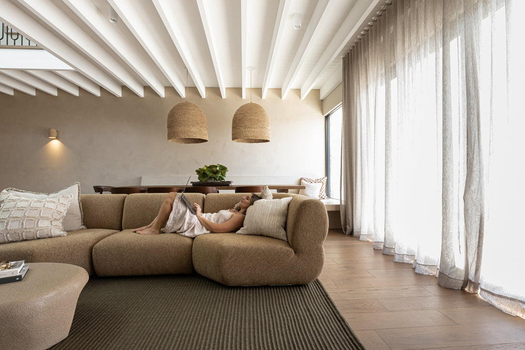 Mendocino Wool & Jute Rug in Olive