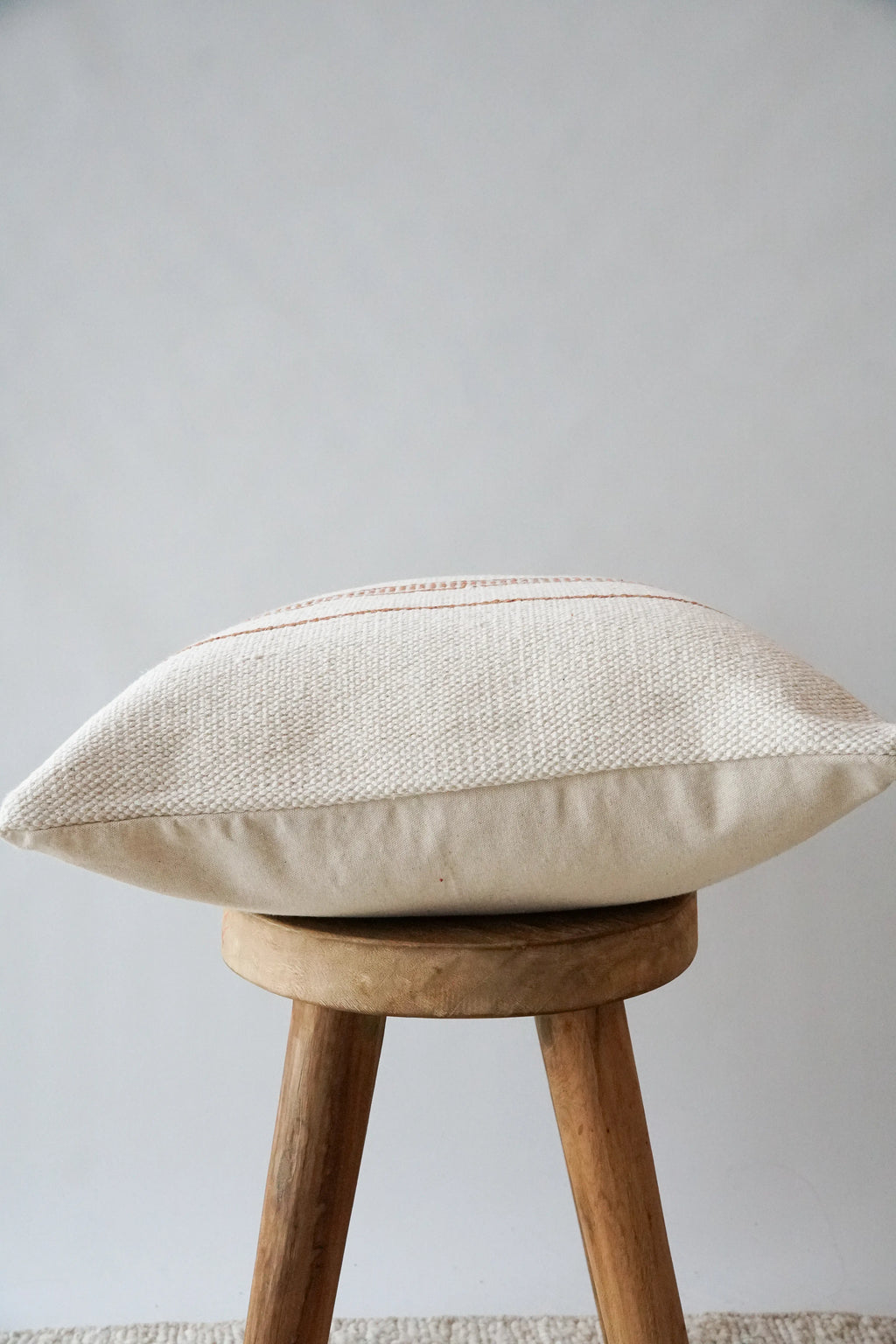 Sierra Striped Cushion in Terracotta