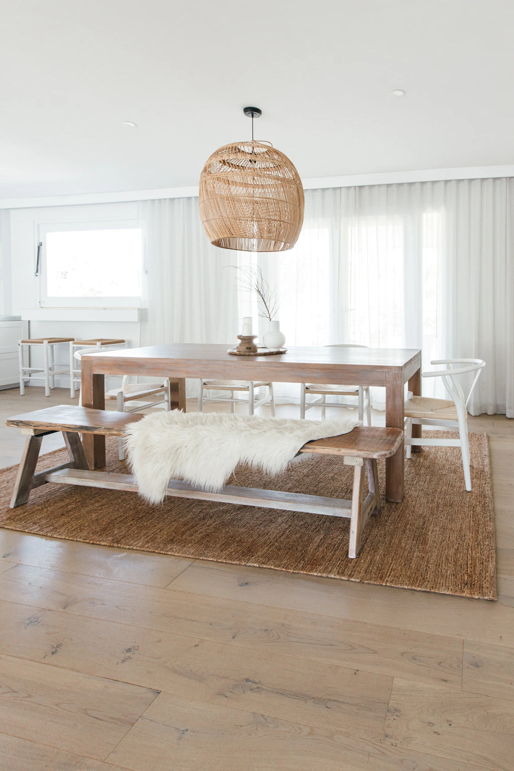 Lavanya Jute Rug in Natural