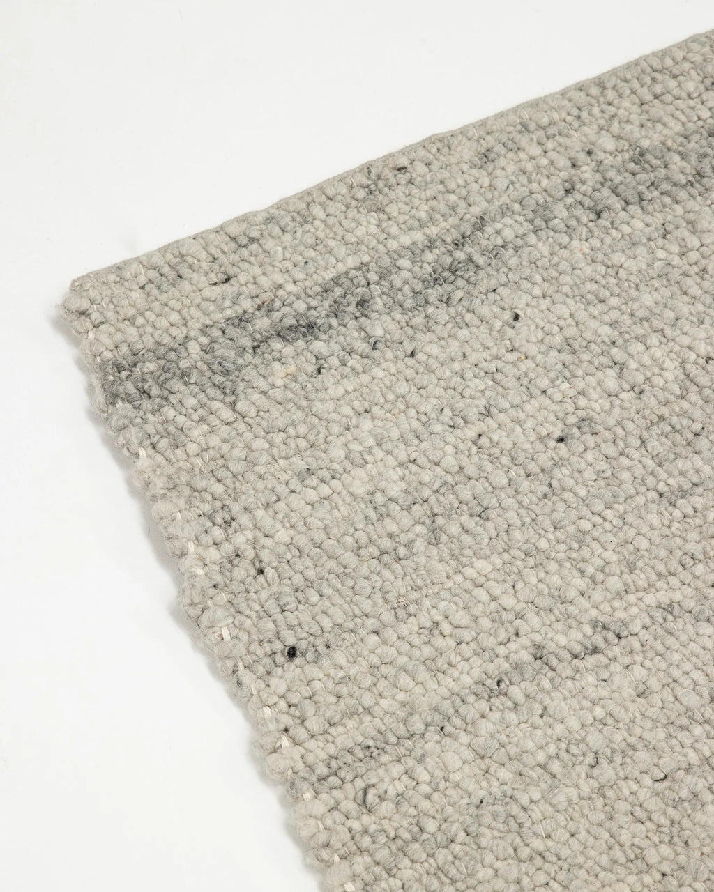 Eltham Popcorn Wool Rug in Grey