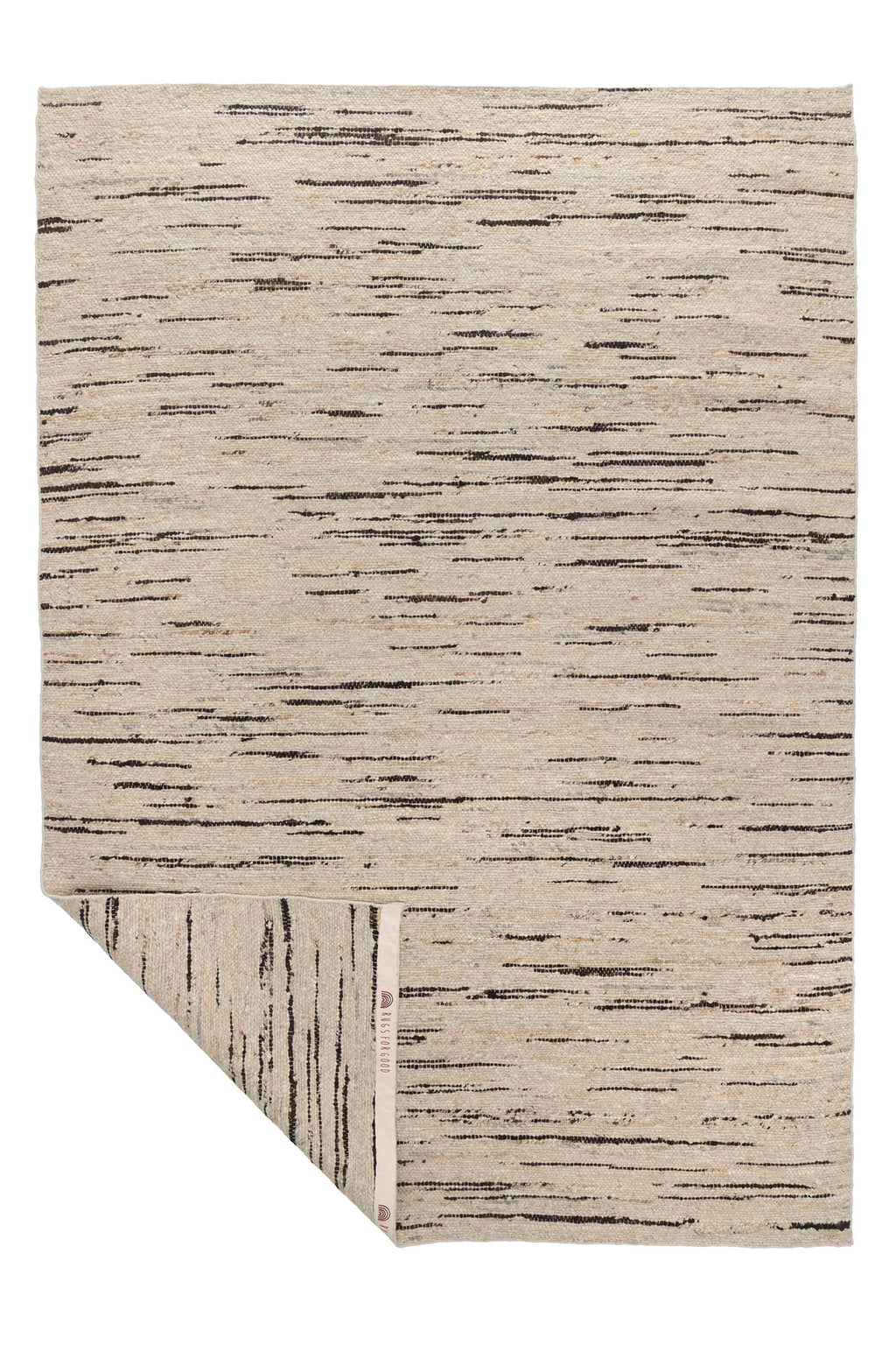 Sample of Elk Wool Rug in Umber