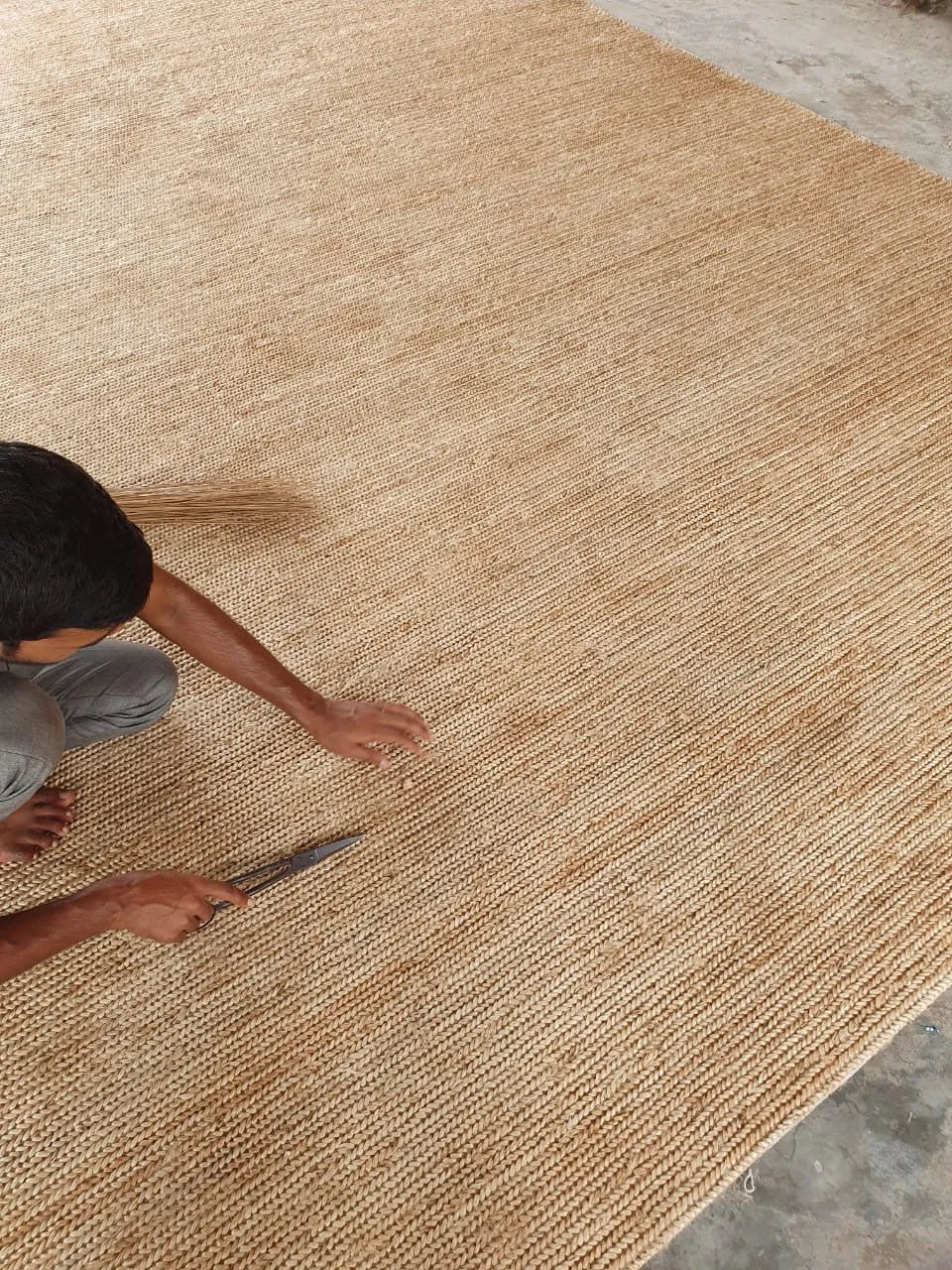 Dharma Braided Jute Doormat in Natural
