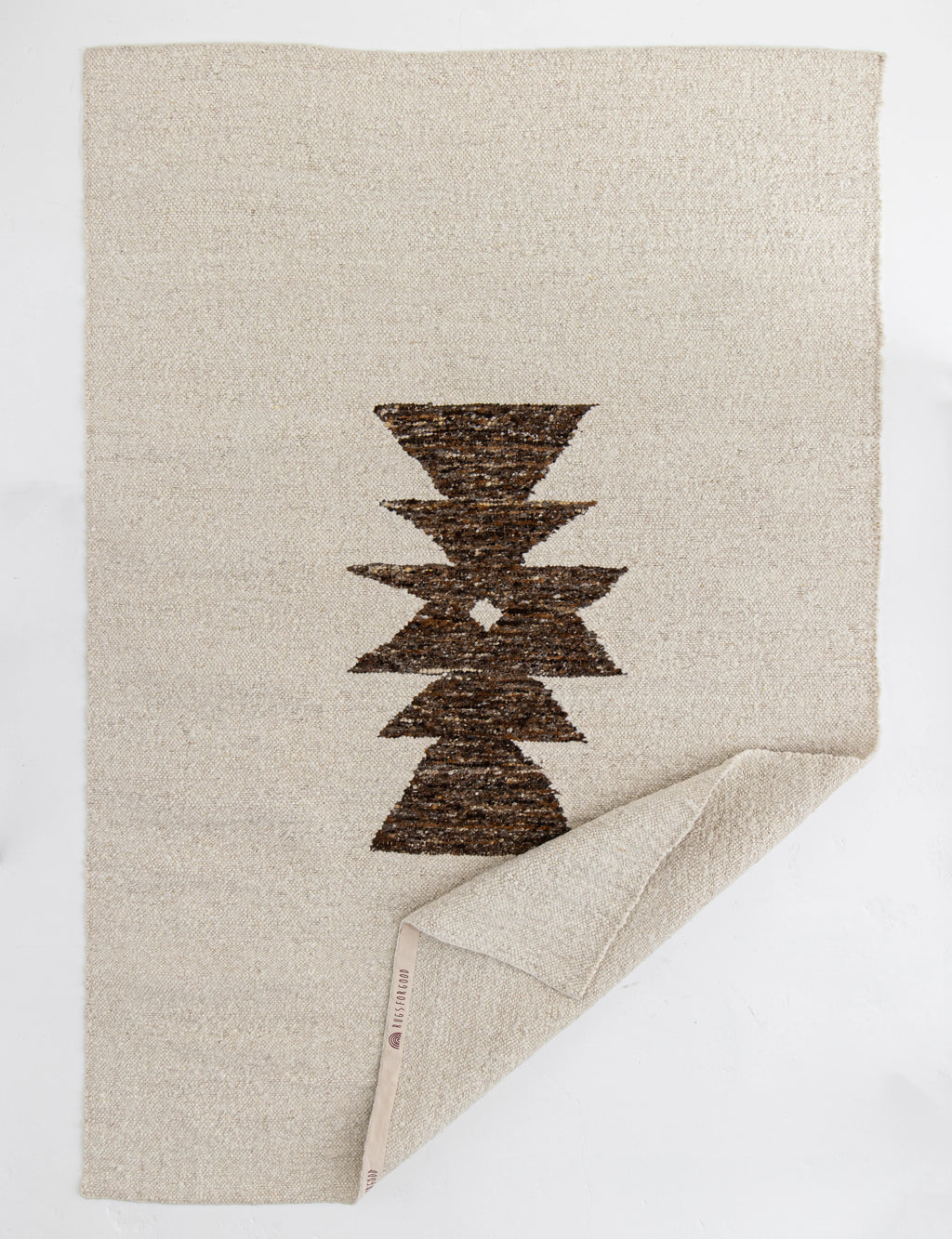 Sedona New Zealand Wool Rug in Mocha Cream