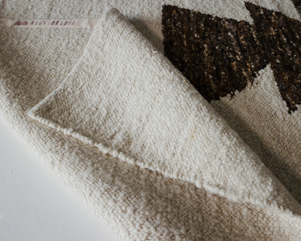 Sedona New Zealand Wool Rug in Mocha Cream