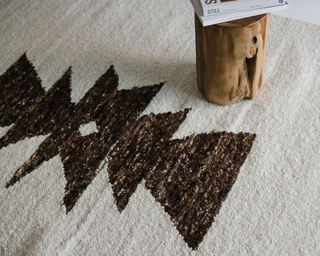 Sedona New Zealand Wool Rug in Mocha Cream
