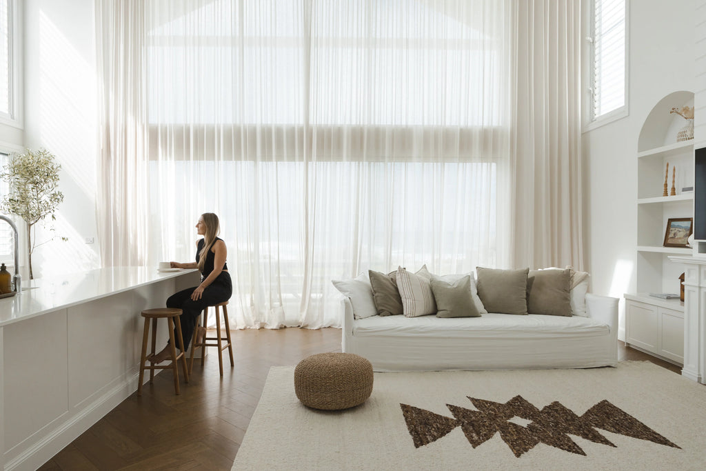 Sedona New Zealand Wool Rug in Mocha Cream