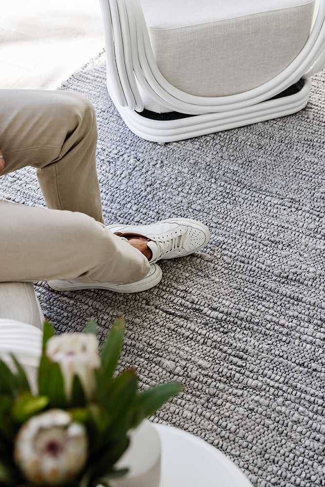 Darren Palmer Bedrock Grey Outdoor Rug