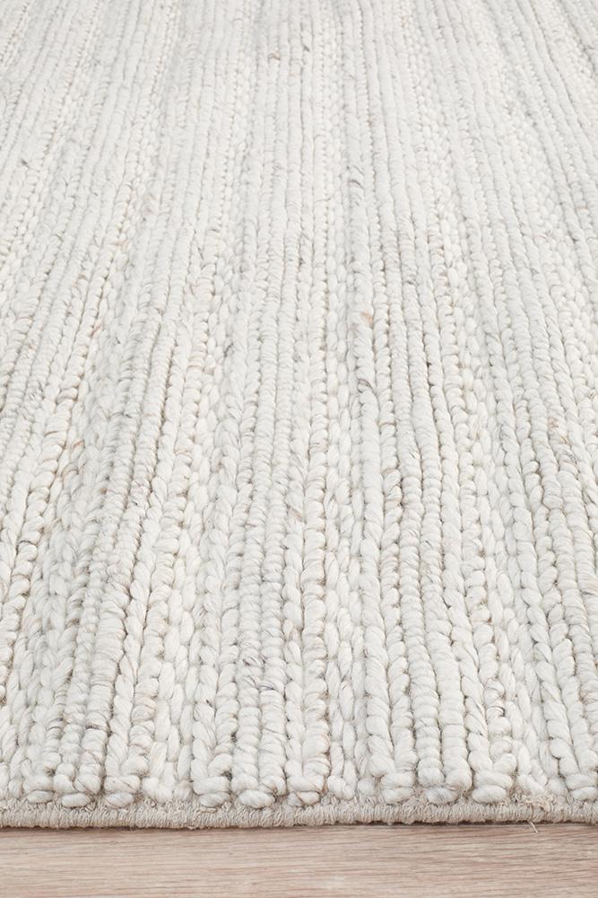 Meadow Braided Woollen Rug in Ivory – Rugs for Good