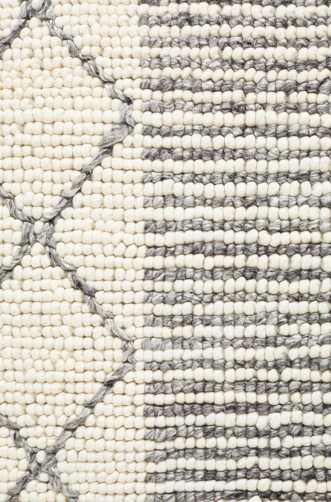 Mysa Hand Braided Wool Rug in Grey – Rugs for Good